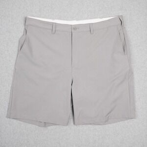 Reebok Golf Men's Gray Flat Front Performance Stretch Shorts Size 46